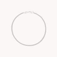 Essential Curb Chain Bracelet in Silver