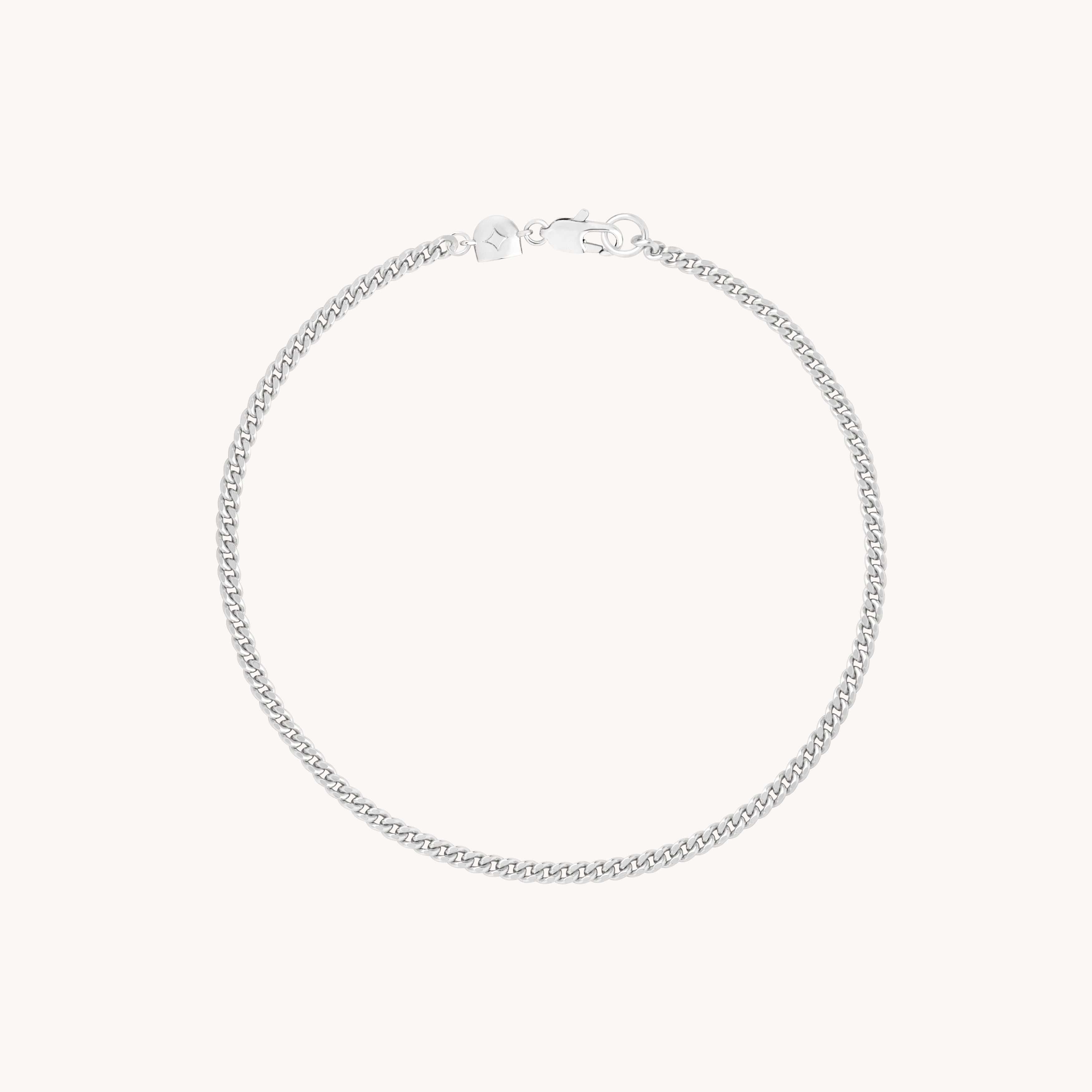 Essential Curb Chain Bracelet in Silver
