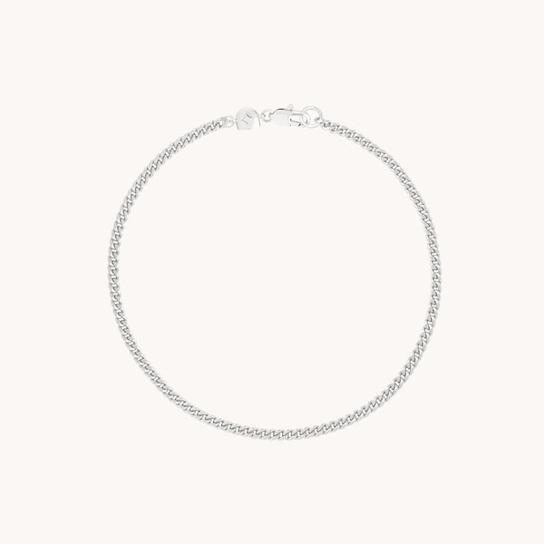 Essential Curb Chain Bracelet in Silver