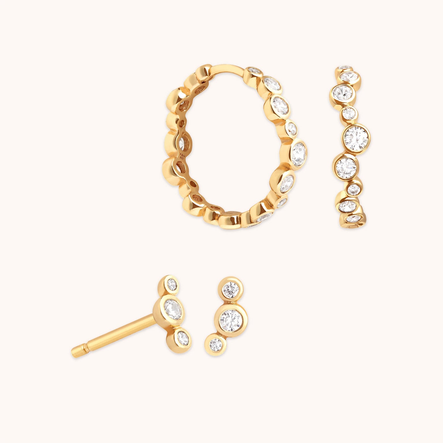 Gleam Earring Gift Set in Gold