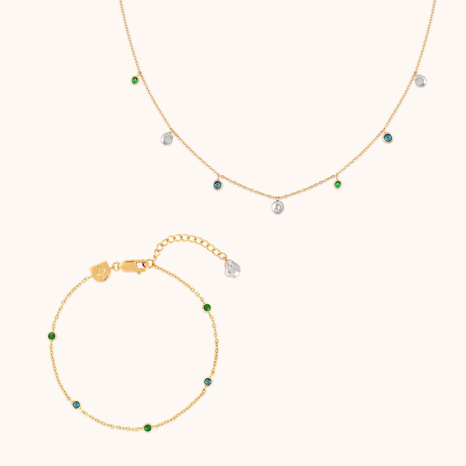 Tranquility Topaz Gift Set in Gold