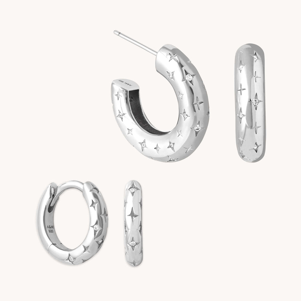 Cosmic Star Gift Set in Silver