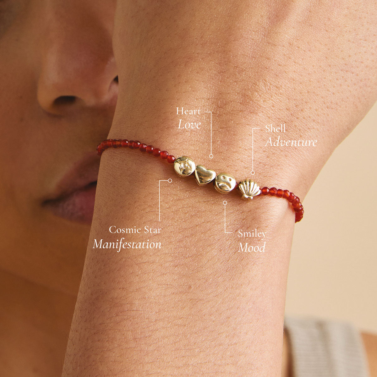 A&M Junior Collection - Cosmic Click Charm in 9k Gold - Click Charm - Astrid & Miyu