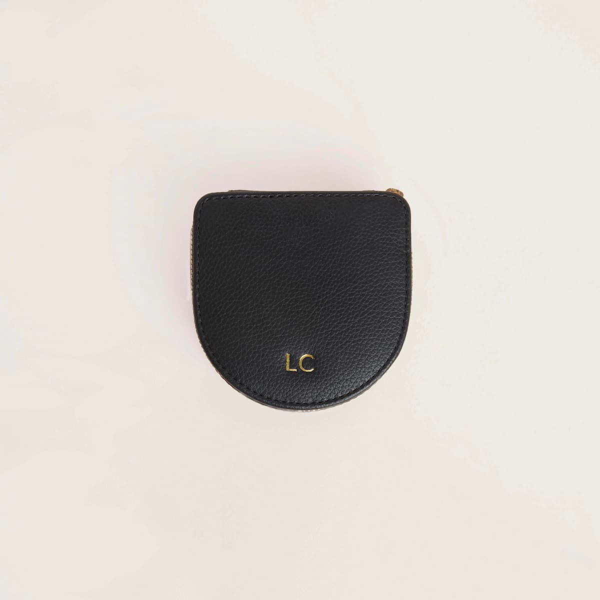 Leather Jewellery Box in Black