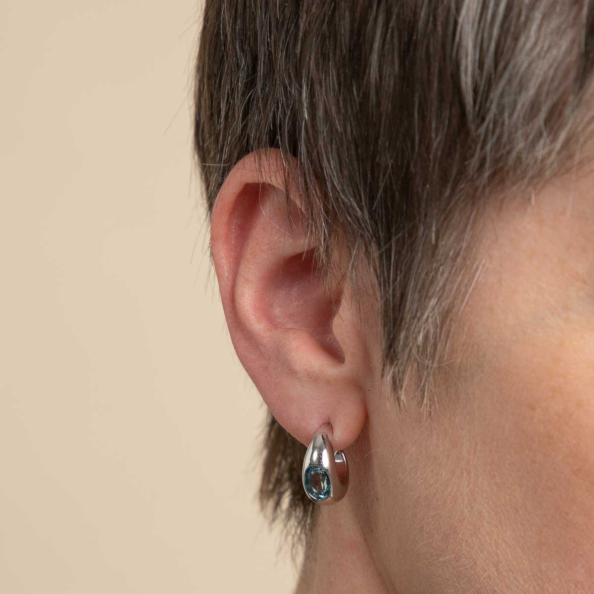 Blue Topaz Stacking Set in Silver