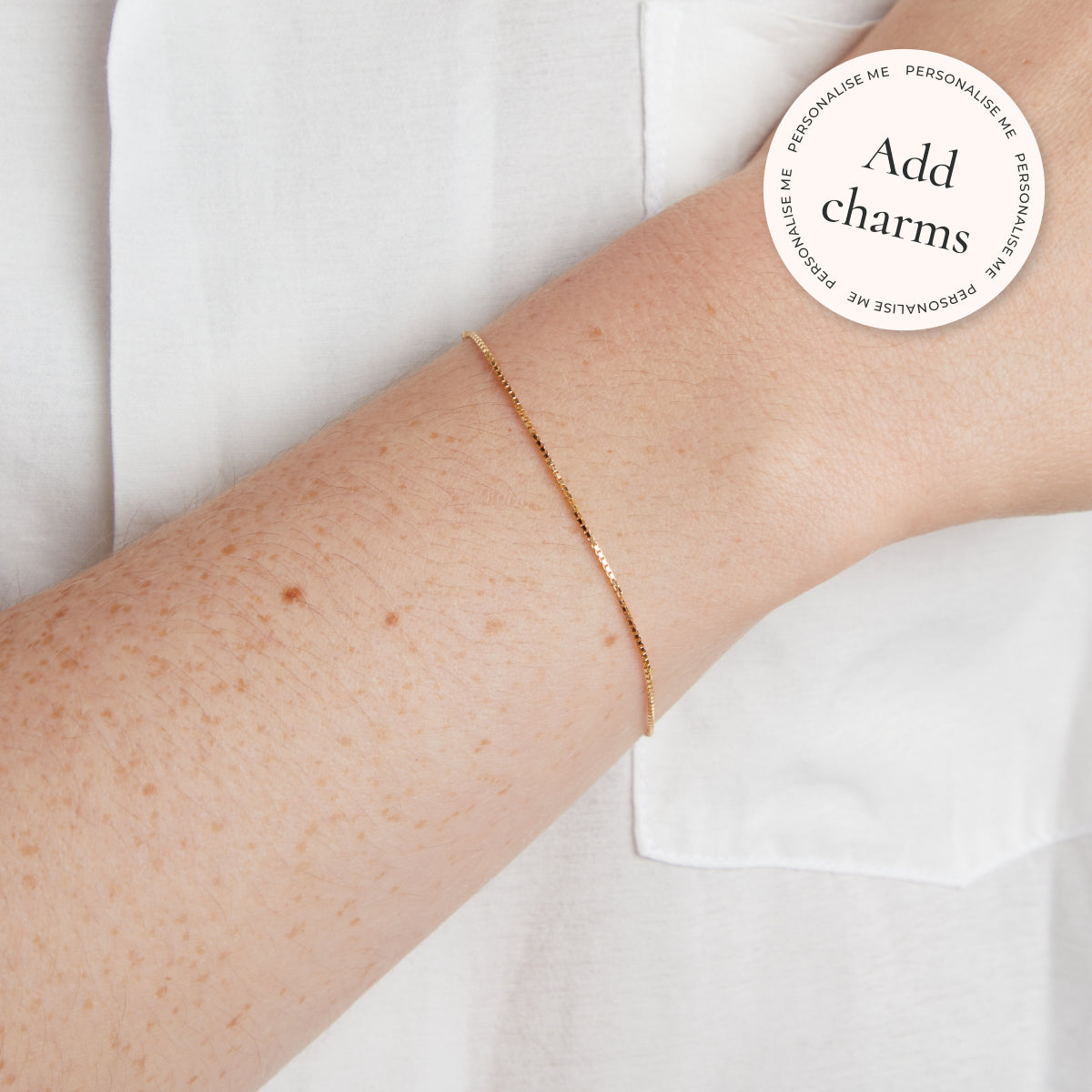 Bracelets - Shoreditch Chain Bracelet in Solid Gold - Bracelets - Astrid & Miyu