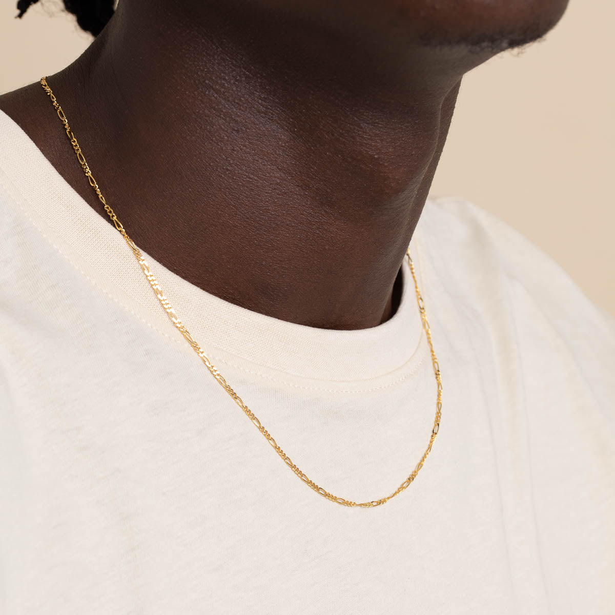 Soho Story Chain Necklace in Solid Gold