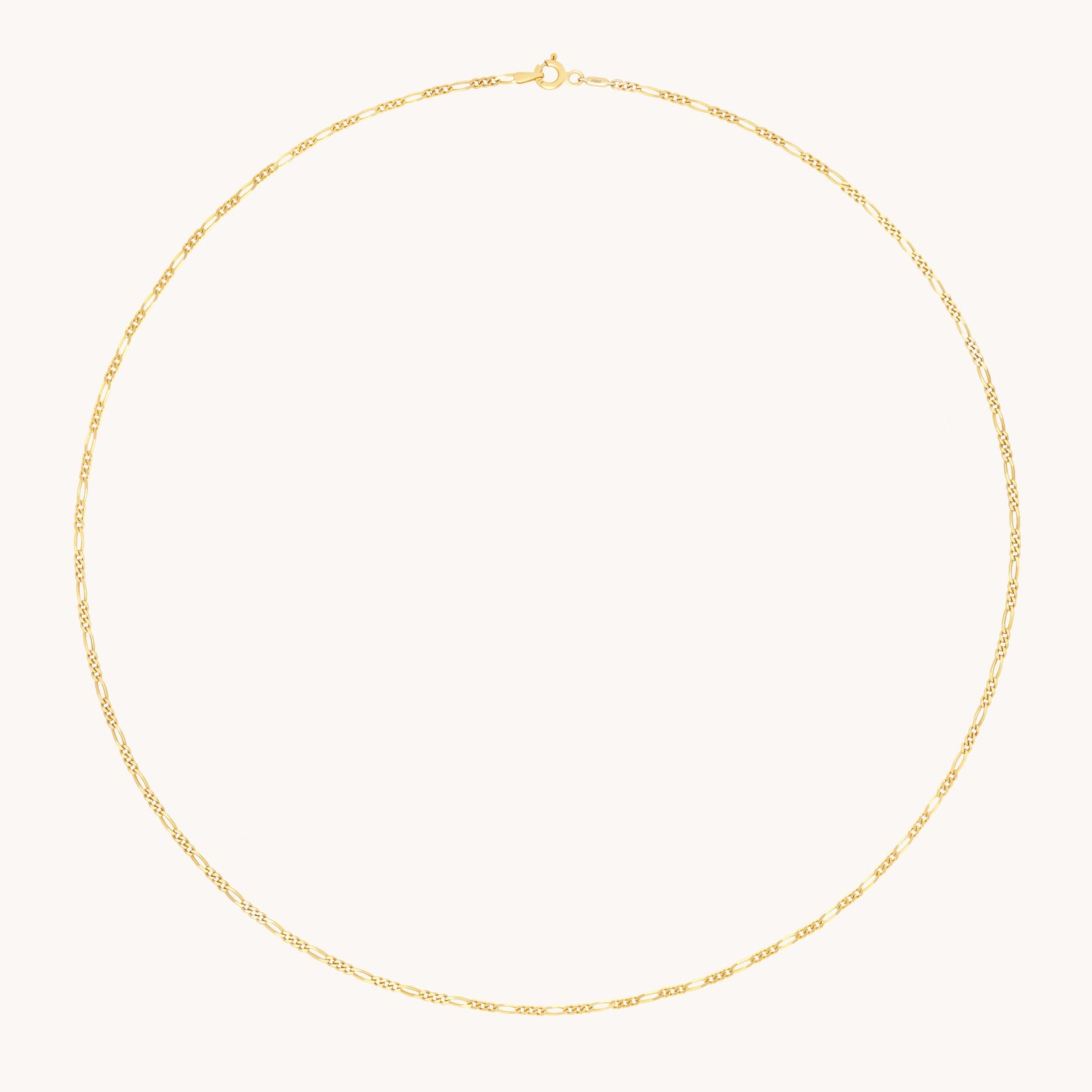 Soho Story Chain Necklace in Solid Gold