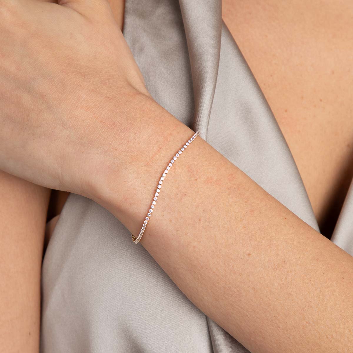 Tennis Chain Gift Set in Gold