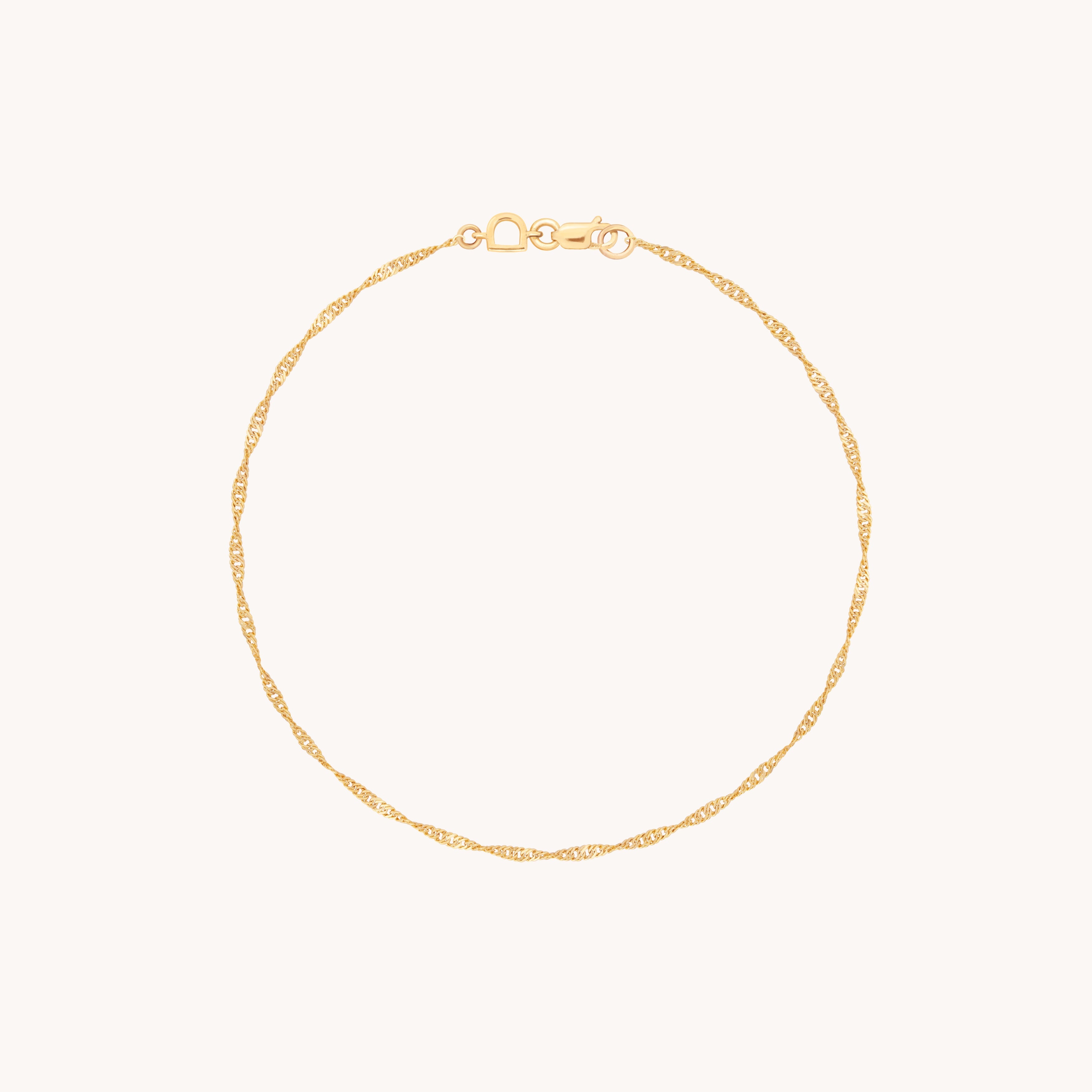 Astrid Story Chain Bracelet in Solid Gold