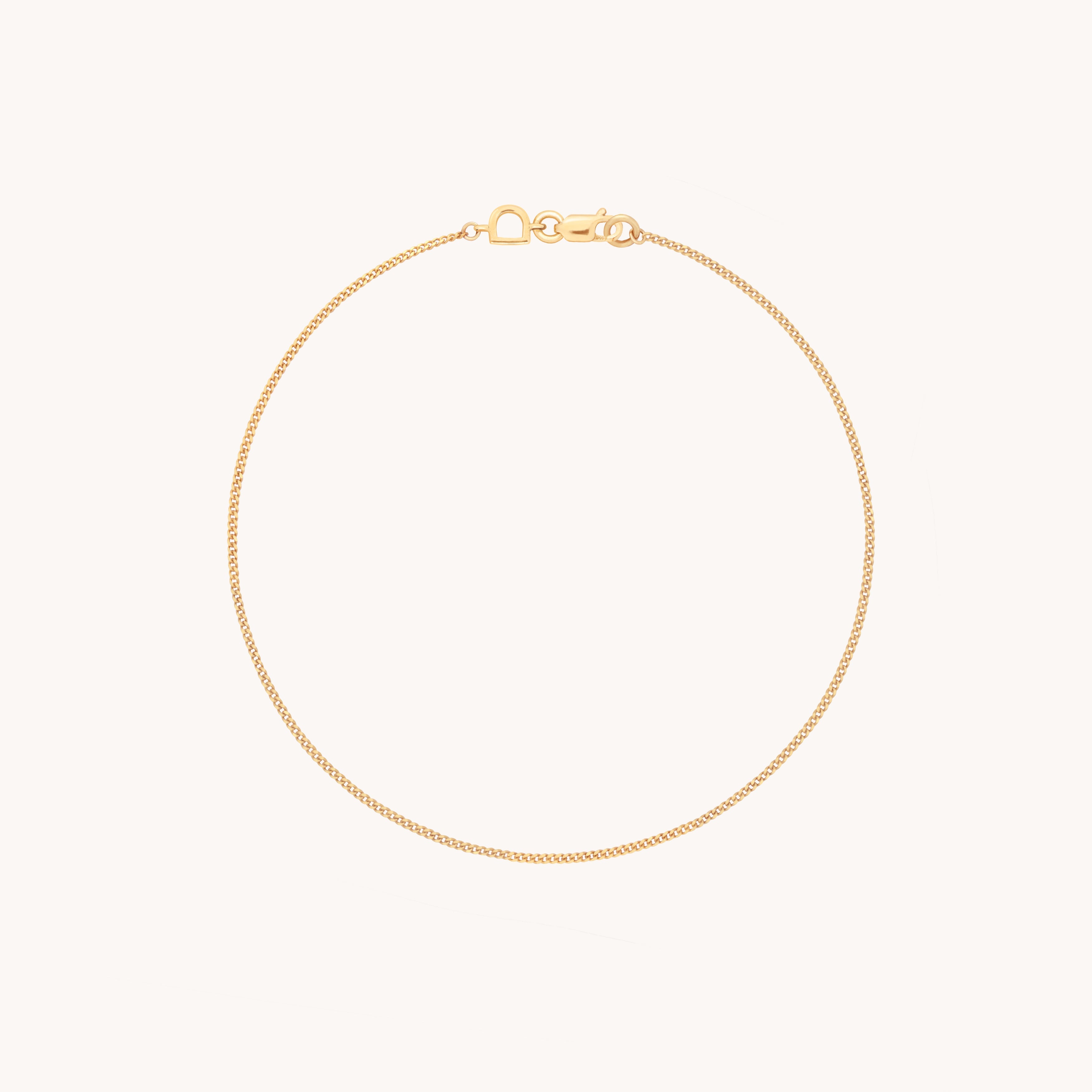 Miyu Story Chain Bracelet in Solid Gold