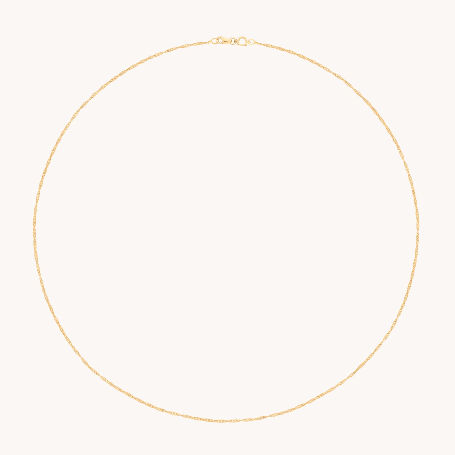 Astrid Chain Necklace in Solid Gold