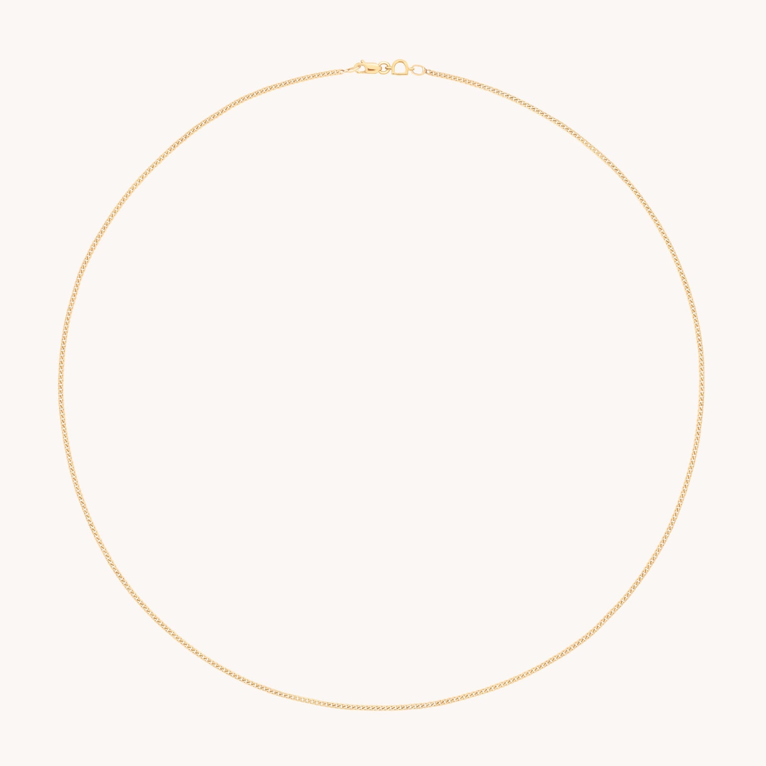 Bold Miyu Story Chain Necklace in Solid Gold
