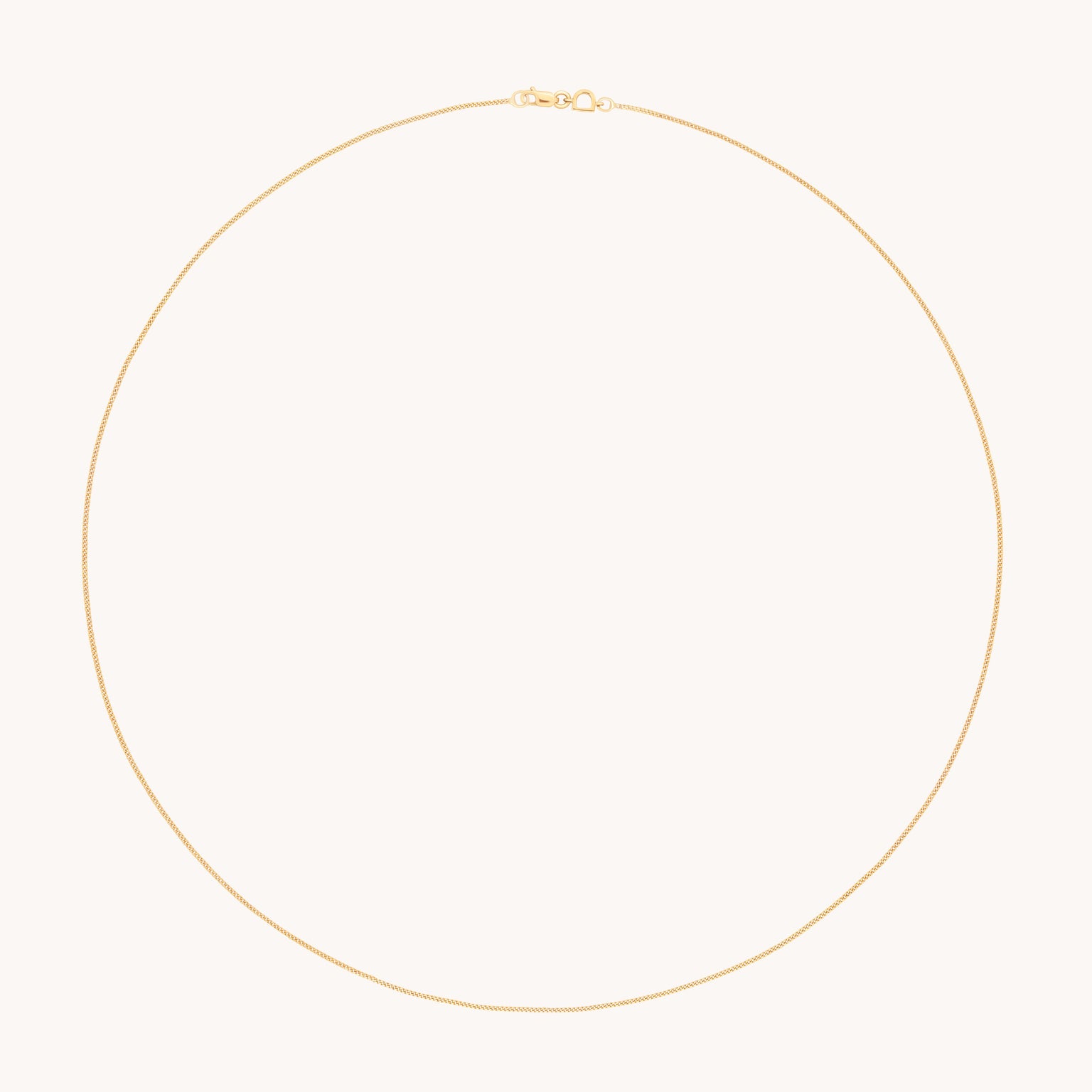 Miyu Chain Necklace in Solid Gold