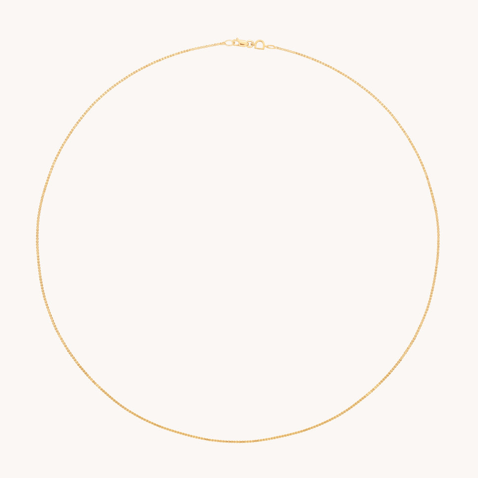 Shoreditch Story Chain Necklace in Solid Gold
