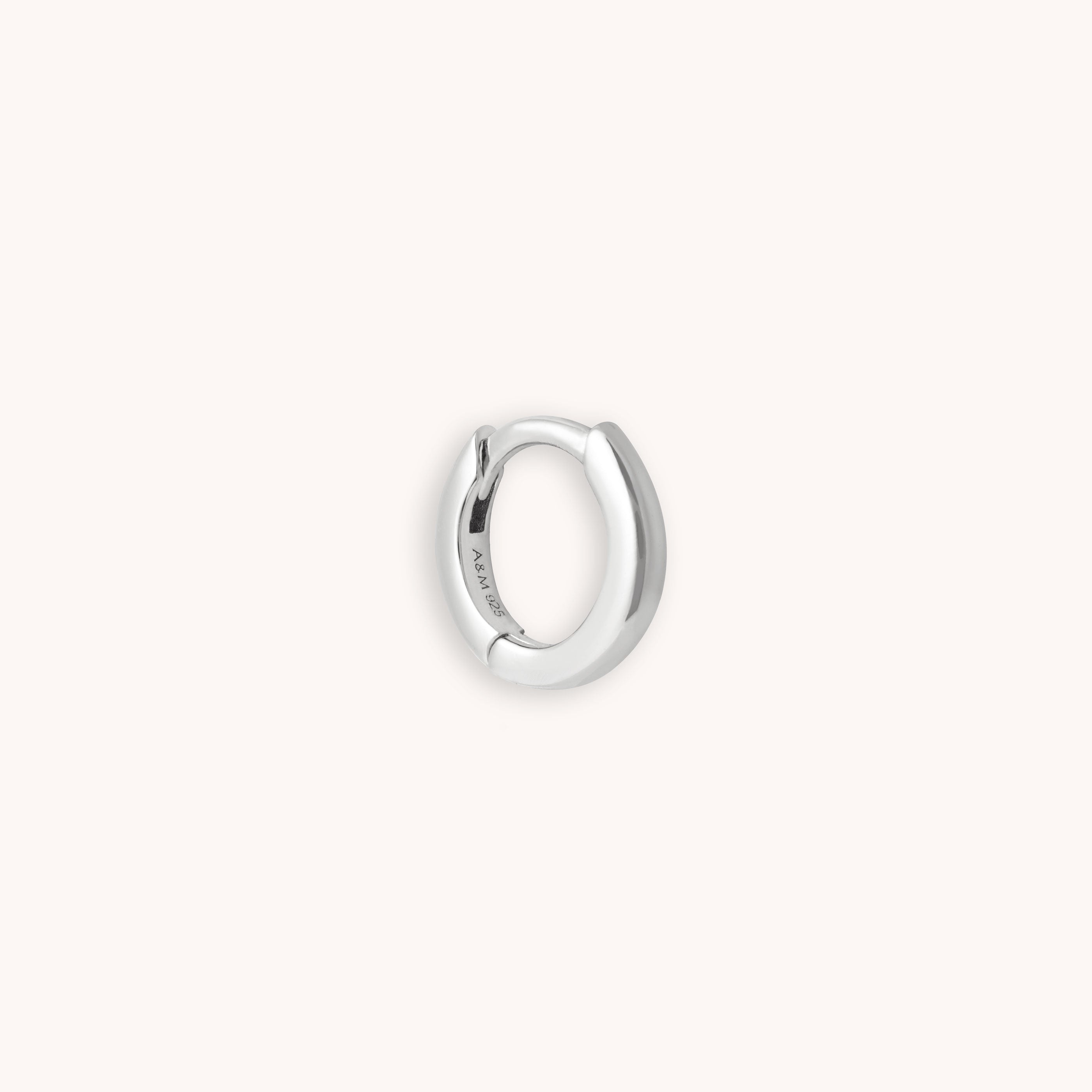 Essential 6.5mm Hoop in Silver