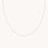 Topaz Charm Necklace in Solid Gold