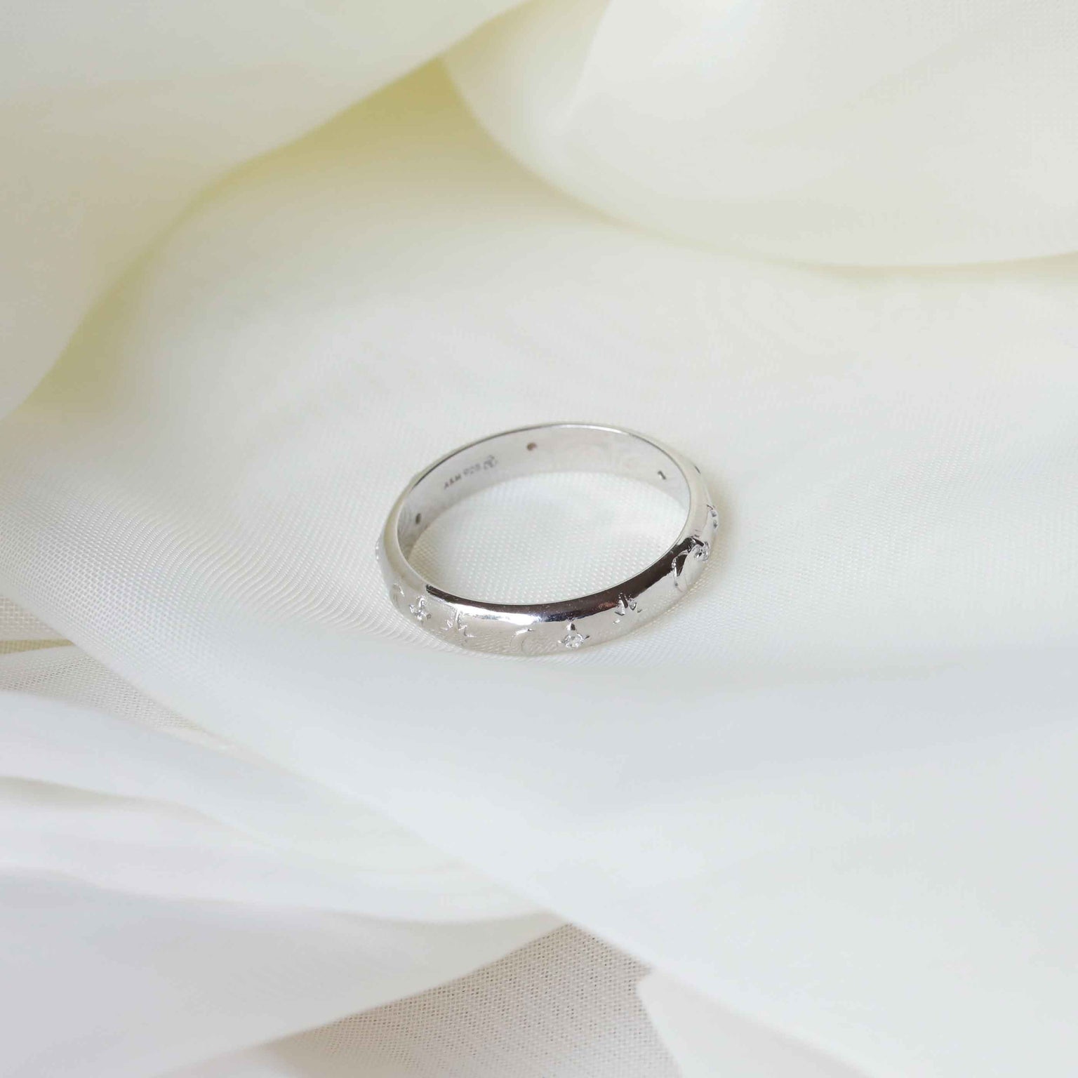 Celestial Band Ring in Silver