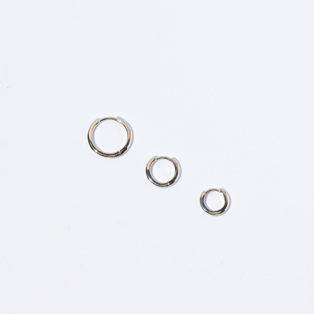 Essential Hoop in Silver in all sizes
