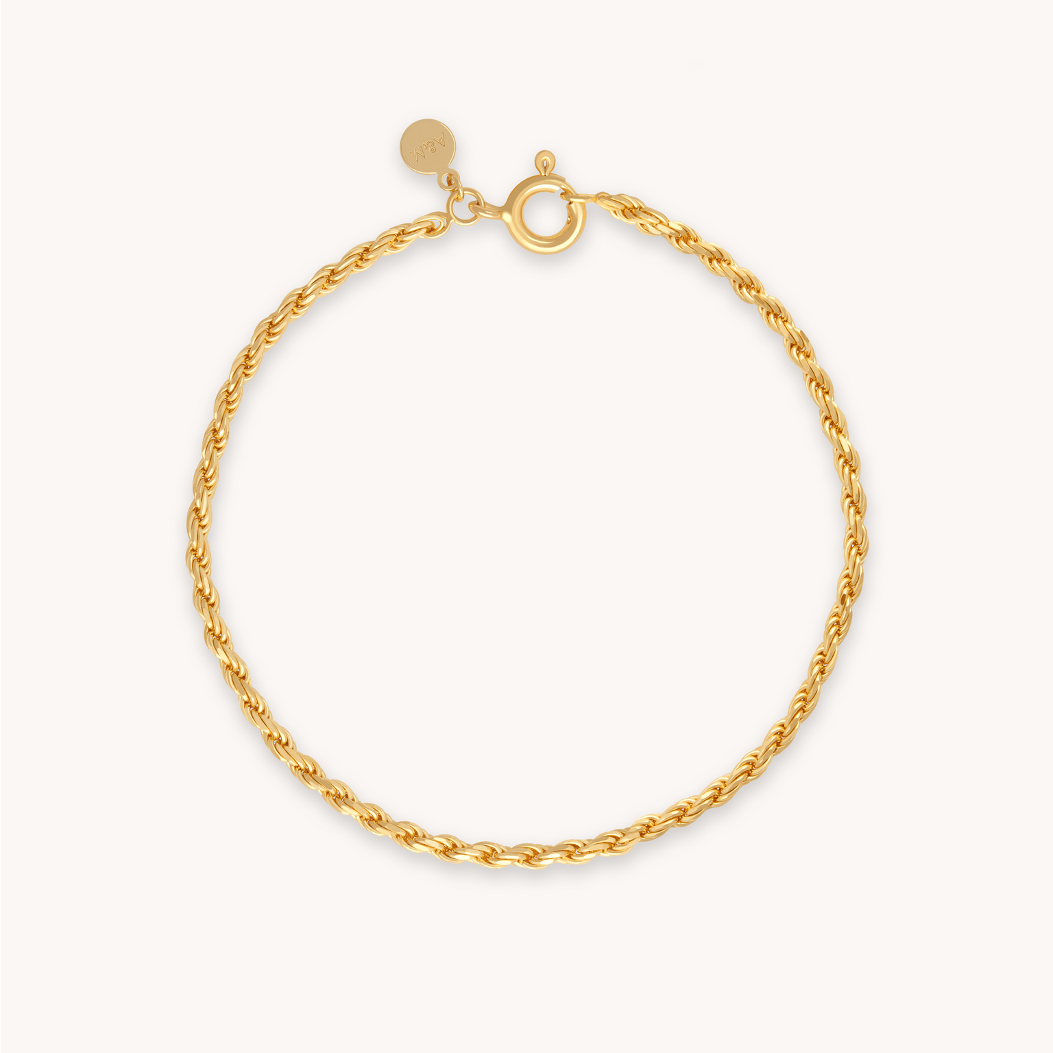 Rope Chain Bracelet in Gold