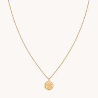 Taurus Zodiac Pendant Necklace in Gold