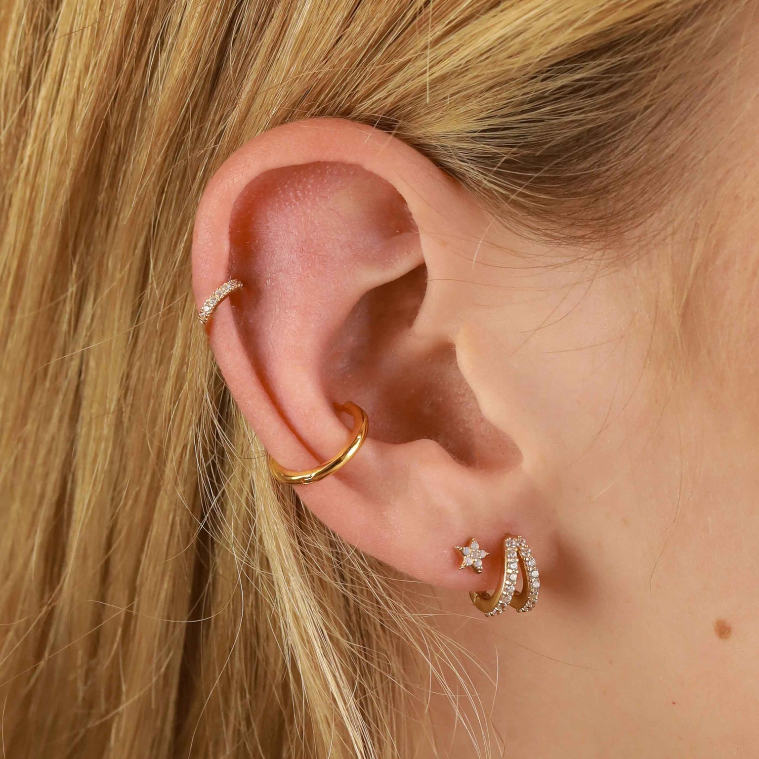 Jewelled Clicker in Gold