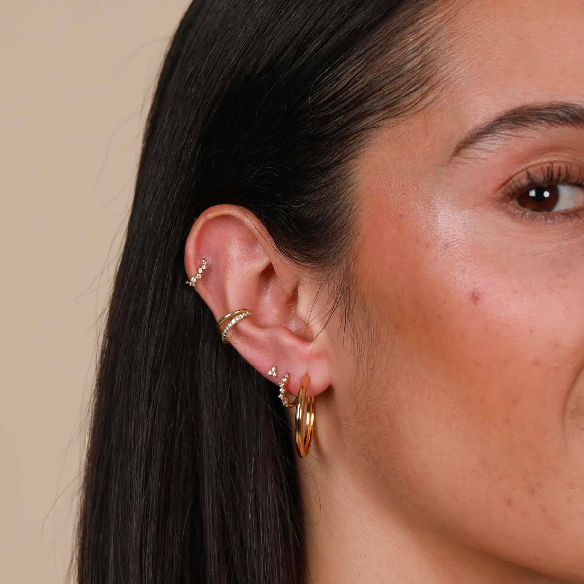 Charmed Floating Helix Earring – The Curated Lobe