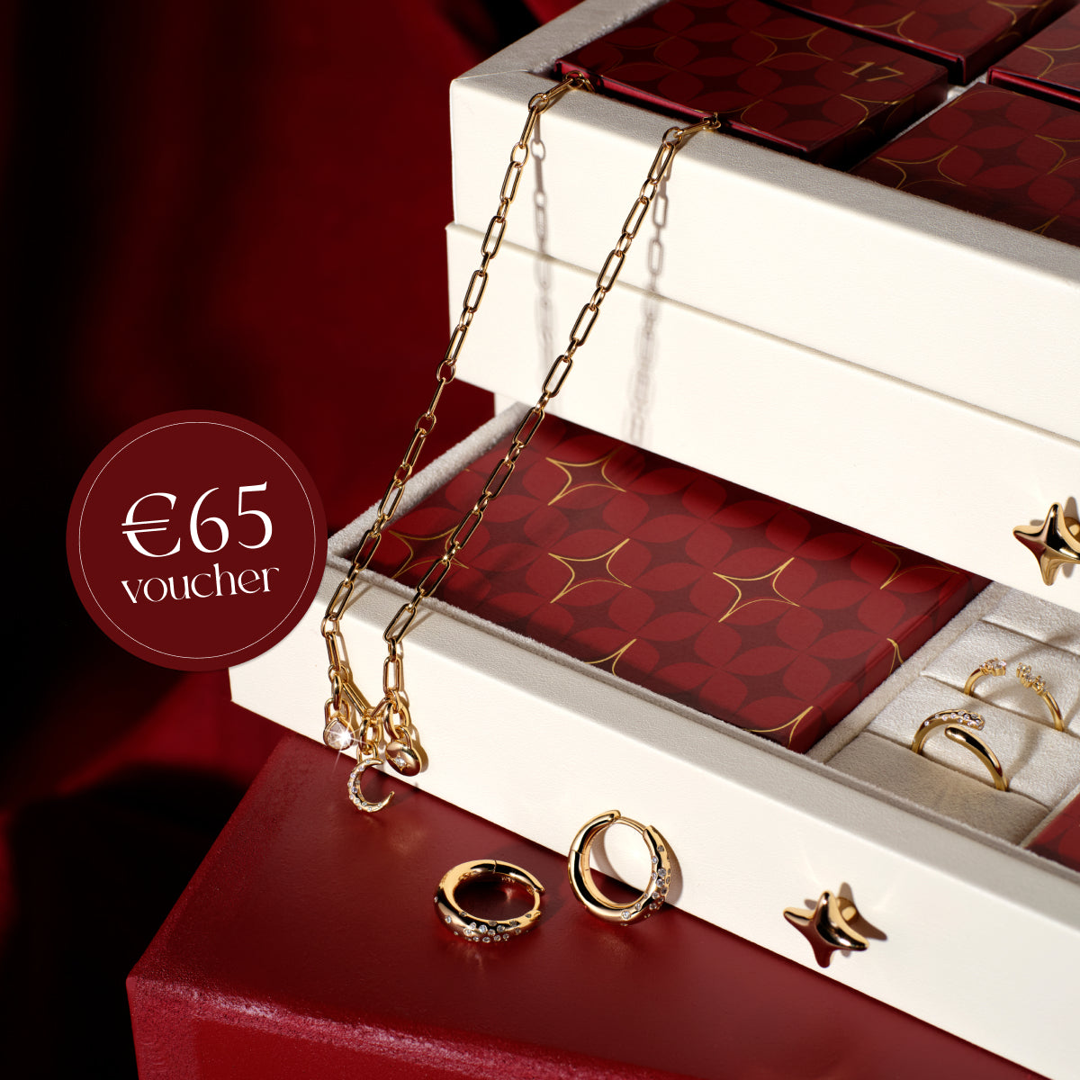 24 Day Advent Calendar in Gold