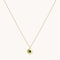 Birthstone Jewellery - May Tsavorite Birthstone Necklace in Solid Gold - Pendant Necklace - Astrid &amp; Miyu