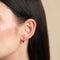 18k Rose Gold Plated Jewellery - Bold Essential Huggies in Rose Gold - Huggies - Astrid &amp; Miyu