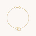 Orbit Topaz Bracelet in Solid Gold