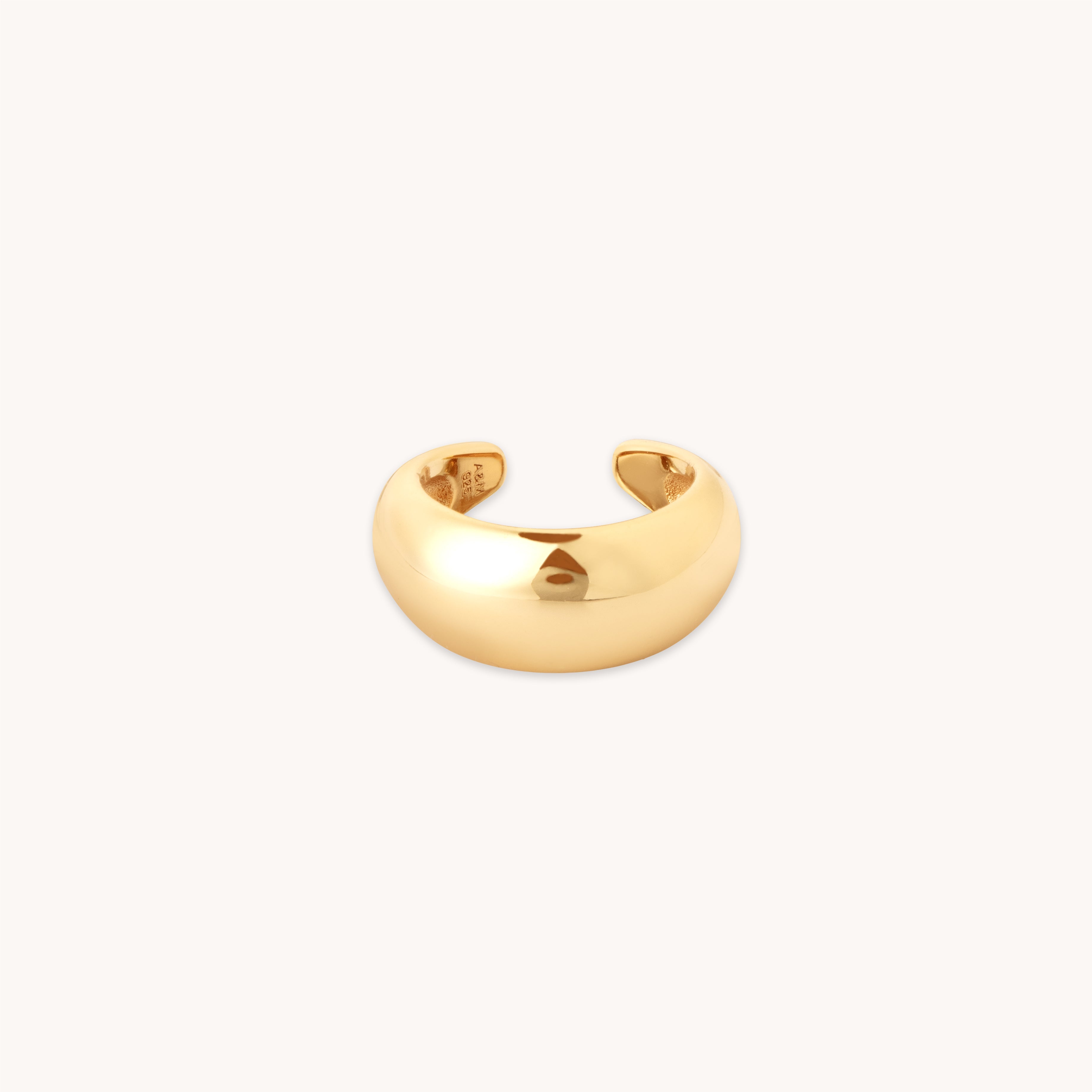Dome Ear Cuff in Gold