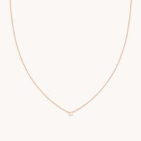 Essential Crystal Pendant Necklace in Rose Gold