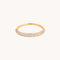 Dome Pavé Ring in Gold