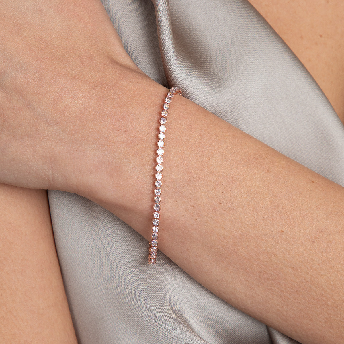 Chain Bracelet - Gift for Girlfriend - Tamia Chain Bracelet by Blingvine