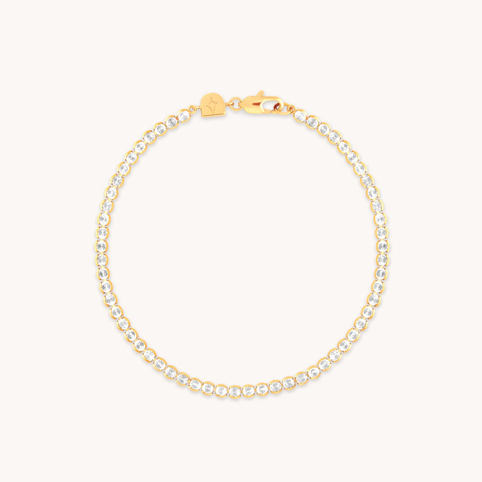 Gleam Bold Tennis Chain Bracelet in Gold