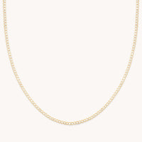 Gleam Tennis Chain Necklace in Gold