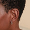 Cosmic Star Earring Gift Set in Solid White Gold