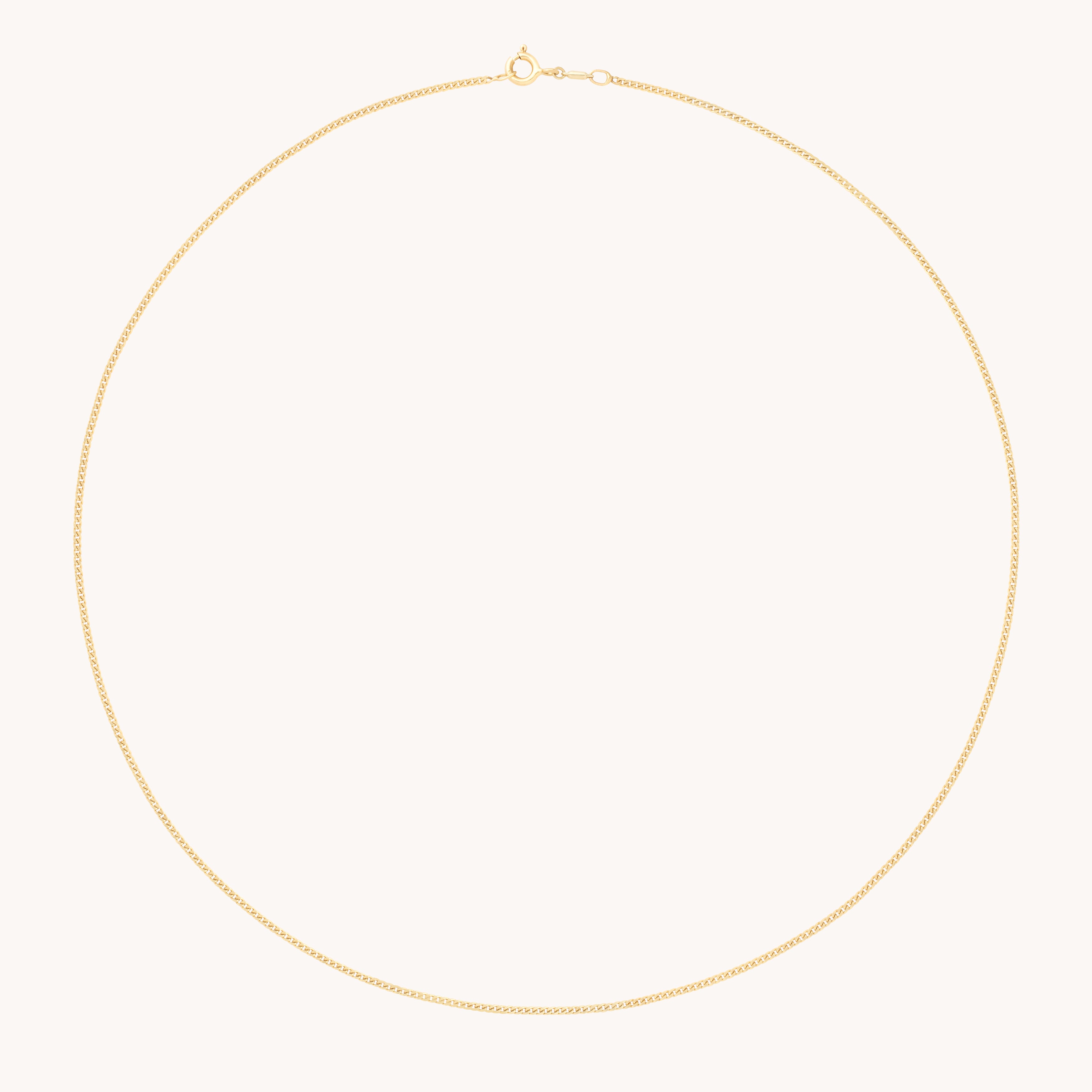 Bold Miyu Chain Necklace in Solid Gold