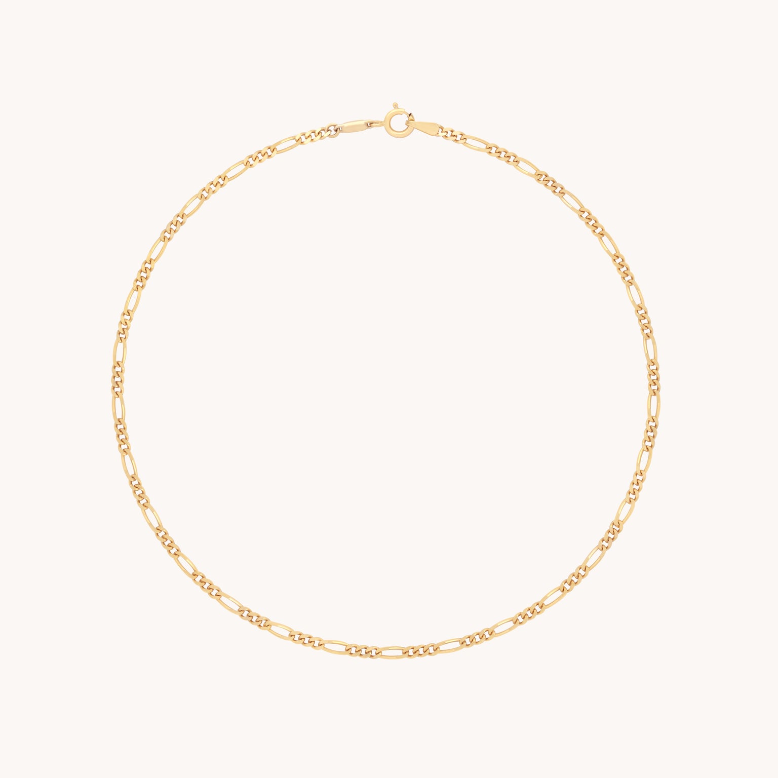 Soho Chain Anklet in 9k Gold