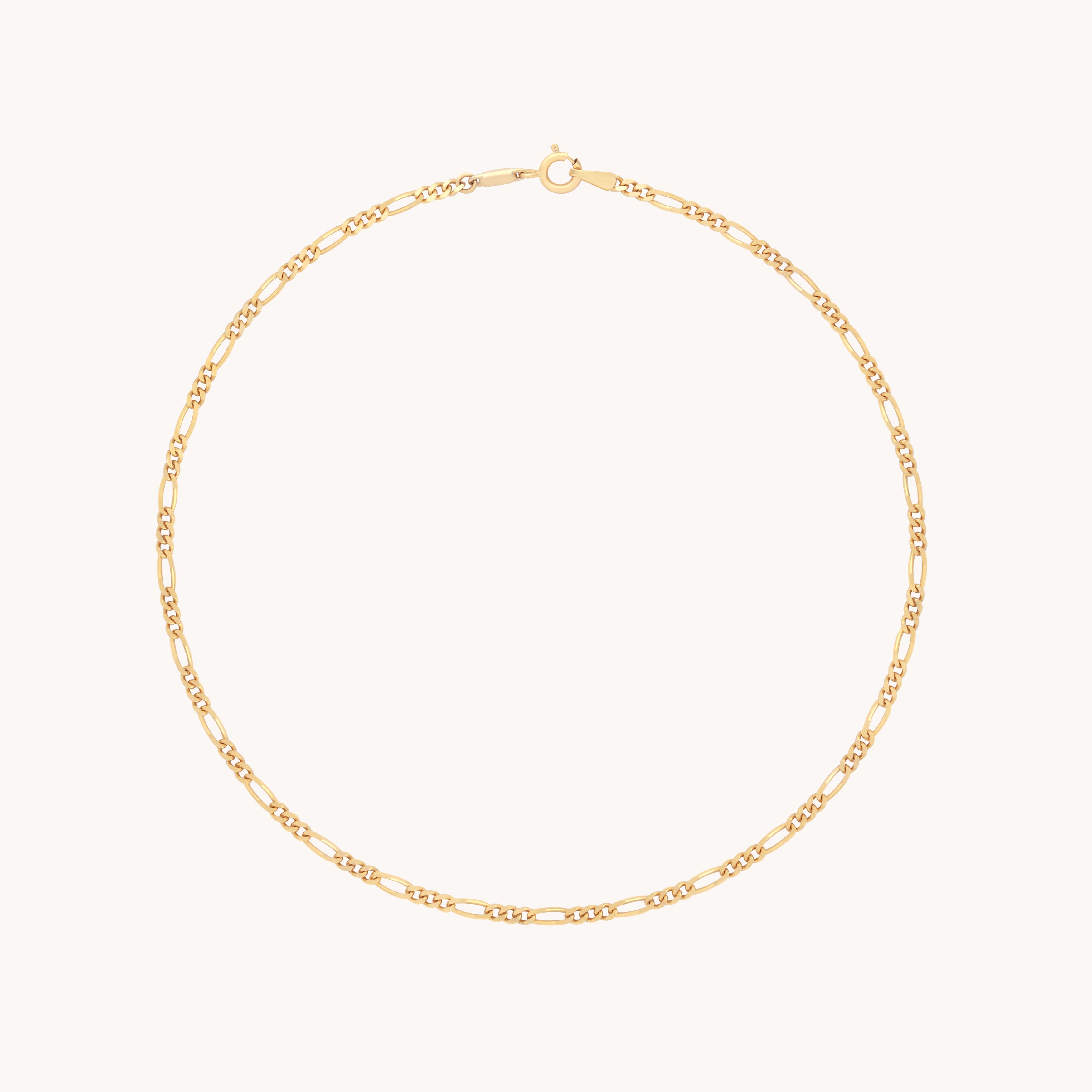 Soho Chain Anklet in 9k Gold