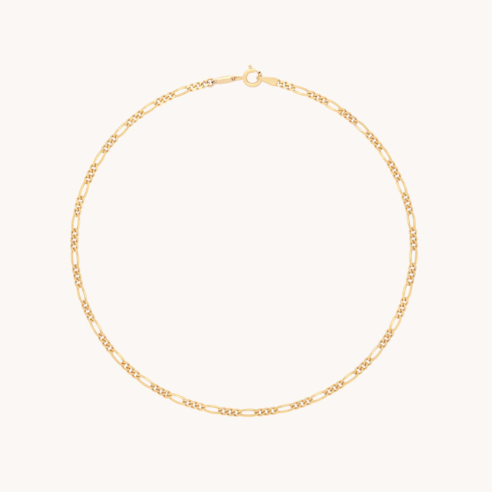 Soho Chain Anklet in 9k Gold