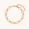 Open Link Chain Bracelet in Gold