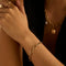 Open Link Chain Bracelet in Gold