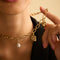 Cosmic Coin Clip Charm in Gold