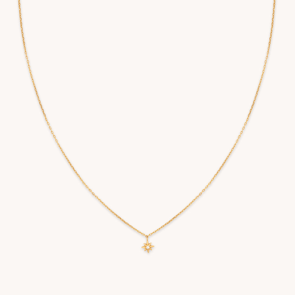 Twilight Star Pendant Necklace in Gold