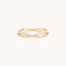 Infinite Topaz Pavé Ring in Solid Gold
