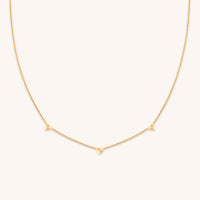 Heart Charm Necklace in Gold