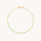 Olivine Gemstone Bracelet in 9k Gold