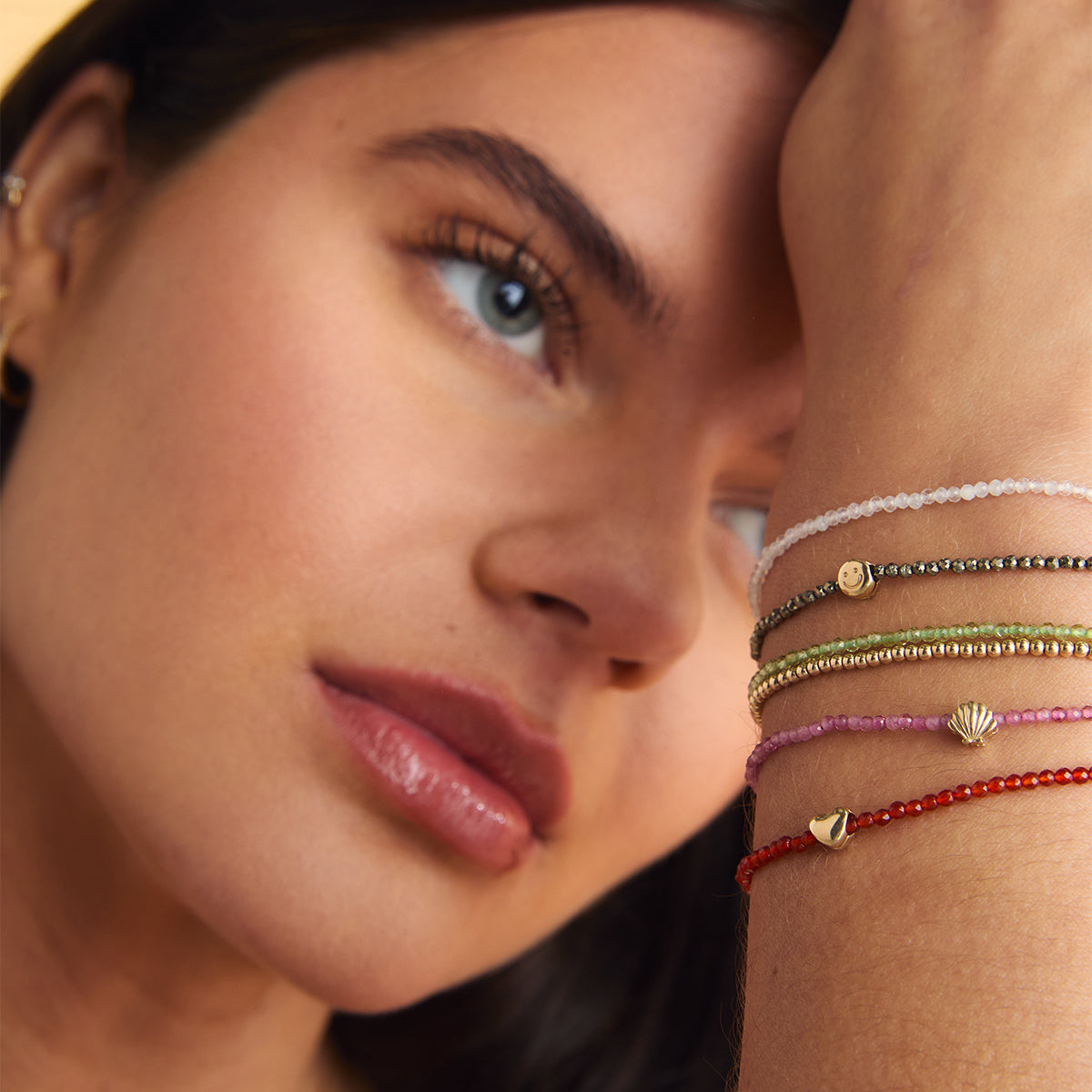 A&M Junior Collection - Heart Click Charm in 9k Gold - Click Charm - Astrid &amp; Miyu